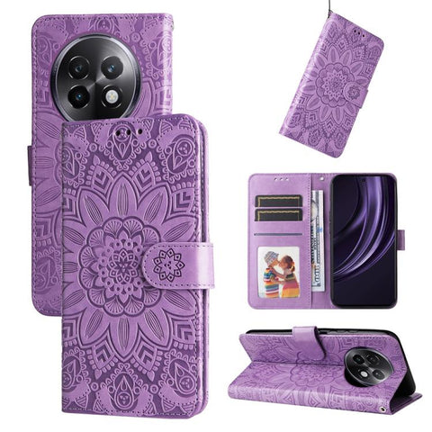 Embossed Sunflower Leather Phone Case, For Realme C71 4G / C75 4G / 5G / 14x, For Realme 14 Global, For Realme 14 Pro+ Global, For Realme 14 Pro Global, For Realme GT 7 Pro, For Realme 13+, For Realme 13 Pro / 13 Pro+ / P1 Pro Global                   ...