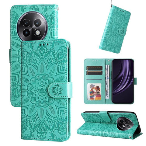 Embossed Sunflower Leather Phone Case, For Realme C71 4G / C75 4G / 5G / 14x, For Realme 14 Global, For Realme 14 Pro+ Global, For Realme 14 Pro Global, For Realme GT 7 Pro, For Realme 13+, For Realme 13 Pro / 13 Pro+ / P1 Pro Global                   ...