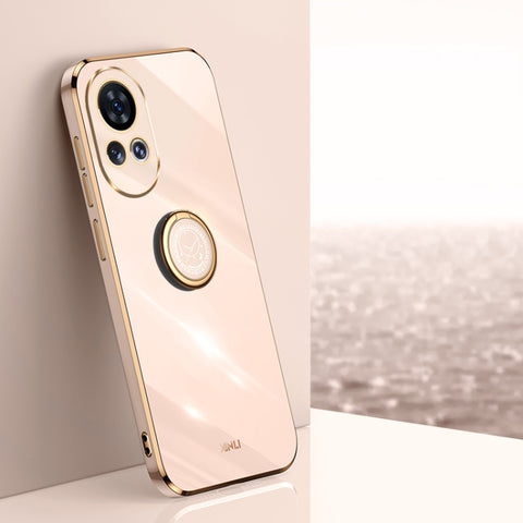 XINLI Straight Edge 6D Electroplate TPU Phone Case with Ring Holder, For Huawei Nova 11 SE, For Huawei nova 12 Pro, For Huawei nova 12, For Huawei Maimang 20, For Huawei Enjoy 60X, For Huawei nova 11 Pro
