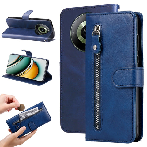 Fashion Calf Texture Zipper Leather Phone Case, For Realme 12 5G, For Realme 12+, For Realme 12 Pro+, For Realme C67 4G Global, For Realme C67 5G / 11 5G Taiwan Version, For Realme 11 4G Global, For Realme C53 / Narzo N53, For Realme 11                ...
