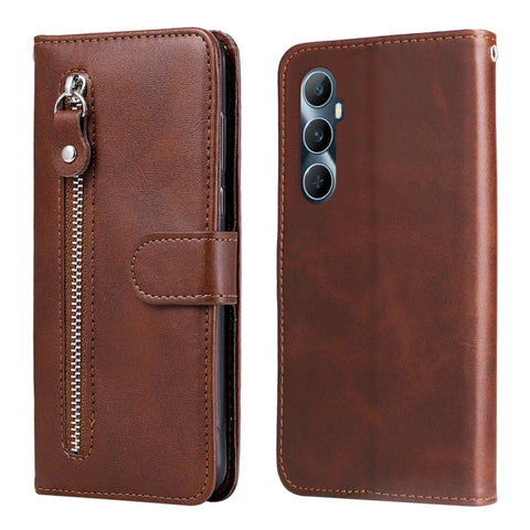 Fashion Calf Texture Zipper Leather Phone Case, For Realme C65 4G, For Realme C55, For Realme GT Neo 5 5G / GT3