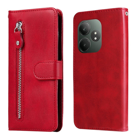 Fashion Calf Texture Zipper Leather Phone Case, For Realme C71 4G / C75 4G / 5G / 14x, For Realme 14 Global, For Realme 14 Pro+ Global, For Realme 14 Pro Global, For Realme GT 7 Pro, For Realme 13+, For Realme 13 Pro / 13 Pro+ / P1 Pro Global          ...