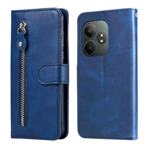 Fashion Calf Texture Zipper Leather Phone Case, For Realme C71 4G / C75 4G / 5G / 14x, For Realme 14 Global, For Realme 14 Pro+ Global, For Realme 14 Pro Global, For Realme GT 7 Pro, For Realme 13+, For Realme 13 Pro / 13 Pro+ / P1 Pro Global          ...