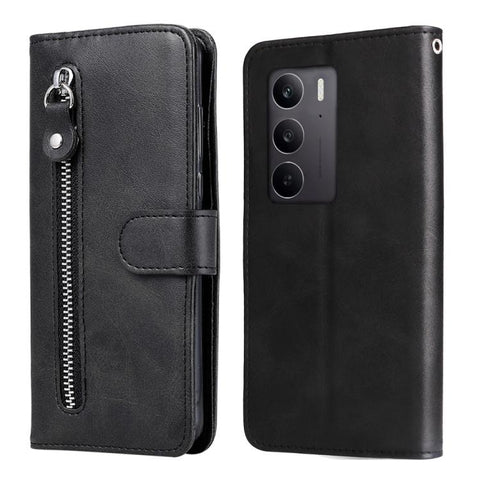 Fashion Calf Texture Zipper Leather Phone Case, For Realme C71 4G / C75 4G / 5G / 14x, For Realme 14 Global, For Realme 14 Pro+ Global, For Realme 14 Pro Global, For Realme GT 7 Pro, For Realme 13+, For Realme 13 Pro / 13 Pro+ / P1 Pro Global          ...