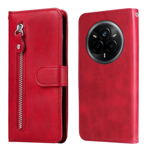 Fashion Calf Texture Zipper Leather Phone Case, For Realme C71 4G / C75 4G / 5G / 14x, For Realme 14 Global, For Realme 14 Pro+ Global, For Realme 14 Pro Global, For Realme GT 7 Pro, For Realme 13+, For Realme 13 Pro / 13 Pro+ / P1 Pro Global          ...