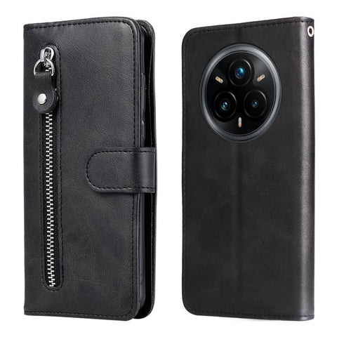 Fashion Calf Texture Zipper Leather Phone Case, For Realme C71 4G / C75 4G / 5G / 14x, For Realme 14 Global, For Realme 14 Pro+ Global, For Realme 14 Pro Global, For Realme GT 7 Pro, For Realme 13+, For Realme 13 Pro / 13 Pro+ / P1 Pro Global          ...