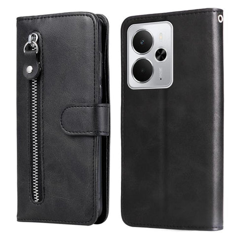 Fashion Calf Texture Zipper Leather Phone Case, For Realme C71 4G / C75 4G / 5G / 14x, For Realme 14 Global, For Realme 14 Pro+ Global, For Realme 14 Pro Global, For Realme GT 7 Pro, For Realme 13+, For Realme 13 Pro / 13 Pro+ / P1 Pro Global          ...