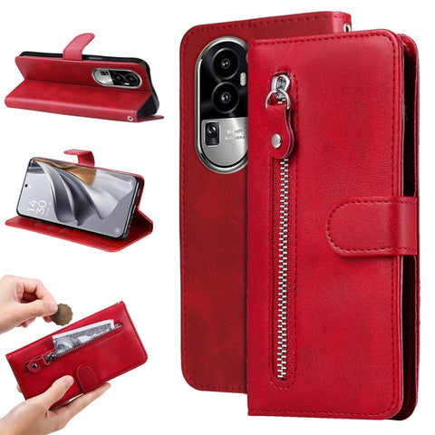 Fashion Calf Texture Zipper Leather Phone Case, For OPPO A38 4G / A18 4G Global, For OPPO A58 4G, For OPPO Reno10 5G / Reno10 Pro 5G Global, For OPPO A78 4G, For OPPO Find X8 Pro, For OPPO A79 5G
