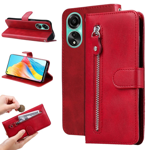 Fashion Calf Texture Zipper Leather Phone Case, For OPPO A38 4G / A18 4G Global, For OPPO A58 4G, For OPPO Reno10 5G / Reno10 Pro 5G Global, For OPPO A78 4G, For OPPO Find X8 Pro, For OPPO A79 5G