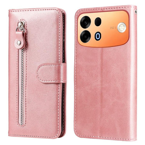 Fashion Calf Texture Zipper Leather Phone Case, For OPPO A7 Pro Max 5G, For OPPO F33 Pro 5G, For OPPO Reno15 F 5G, For OPPO Reno15 5G Global / Reno 15c 5G, For OPPO A6 4G / 5G / A6x 5G Global, For OPPO Find X9, For OPPO A6 Pro 4G / 5G Global / F31 5G  ...