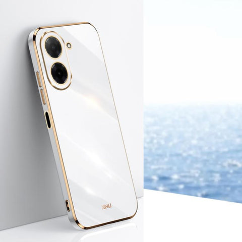 XINLI Straight Edge 6D Electroplate TPU Phone Case, For Redmi Note 15 Pro 4G Global 163.2mm, For Redmi K90 / Poco F8 Pro, For Redmi 15 5G Global / 4G SEA 169.5, For Redmi 15 5G / 4G EU 171mm, For Redmi A5 4G 171.7mm / Poco C71, For Redmi Turbo 4 Pro