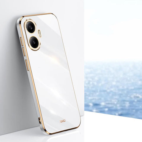 XINLI Straight Edge 6D Electroplate TPU Phone Case, For Redmi Note 15 Pro 4G Global 163.2mm, For Redmi K90 / Poco F8 Pro, For Redmi 15 5G Global / 4G SEA 169.5, For Redmi 15 5G / 4G EU 171mm, For Redmi A5 4G 171.7mm / Poco C71, For Redmi Turbo 4 Pro
