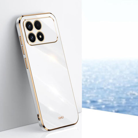 XINLI Straight Edge 6D Electroplate TPU Phone Case, For Redmi Note 15 Pro 4G Global 163.2mm, For Redmi K90 / Poco F8 Pro, For Redmi 15 5G Global / 4G SEA 169.5, For Redmi 15 5G / 4G EU 171mm, For Redmi A5 4G 171.7mm / Poco C71, For Redmi Turbo 4 Pro