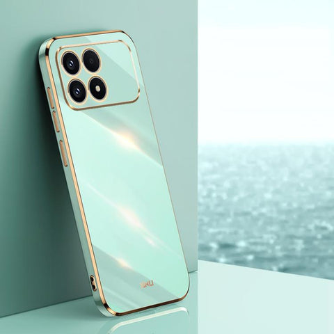 XINLI Straight Edge 6D Electroplate TPU Phone Case, For Redmi Note 15 Pro 4G Global 163.2mm, For Redmi K90 / Poco F8 Pro, For Redmi 15 5G Global / 4G SEA 169.5, For Redmi 15 5G / 4G EU 171mm, For Redmi A5 4G 171.7mm / Poco C71, For Redmi Turbo 4 Pro