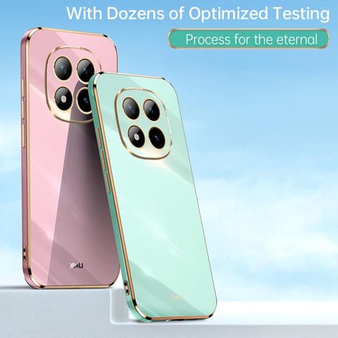 XINLI Straight Edge 6D Electroplate TPU Phone Case, For Redmi Note 15 Pro 4G Global 163.2mm, For Redmi K90 / Poco F8 Pro, For Redmi 15 5G Global / 4G SEA 169.5, For Redmi 15 5G / 4G EU 171mm, For Redmi A5 4G 171.7mm / Poco C71, For Redmi Turbo 4 Pro