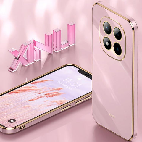 XINLI Straight Edge 6D Electroplate TPU Phone Case, For Redmi Note 15 Pro 4G Global 163.2mm, For Redmi K90 / Poco F8 Pro, For Redmi 15 5G Global / 4G SEA 169.5, For Redmi 15 5G / 4G EU 171mm, For Redmi A5 4G 171.7mm / Poco C71, For Redmi Turbo 4 Pro