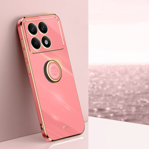 XINLI Straight Edge 6D Electroplate TPU Phone Case with Ring Holder, For Xiaomi Redmi Note 12R, For Xiaomi Redmi K70, For Xiaomi Redmi 12 4G, For Xiaomi Redmi Note 12S 4G, For Xiaomi Redmi Note 12 Pro 4G, For Xiaomi Redmi Note 12 Turbo
