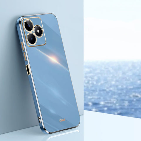 XINLI Straight 6D Plating Gold Edge TPU Phone Case, For Realme GT 7 Pro 5G, For Realme Note 60 4G, For Realme 13 Pro Global, For Realme 11 5G, For Realme C53 2023, For Realme 11 Pro+ 5G