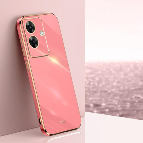 XINLI Straight 6D Plating Gold Edge TPU Phone Case, For Realme GT 7 Pro 5G, For Realme Note 60 4G, For Realme 13 Pro Global, For Realme 11 5G, For Realme C53 2023, For Realme 11 Pro+ 5G