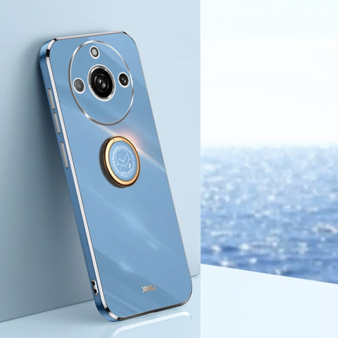 XINLI Straight Edge 6D Electroplate TPU Phone Case with Ring Holder, For Realme 11 5G, For Realme C53 2023, For Realme 11 Pro+ 5G, For Realme GT Neo5 SE, For Realme C55