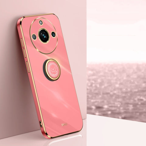 XINLI Straight Edge 6D Electroplate TPU Phone Case with Ring Holder, For Realme 11 5G, For Realme C53 2023, For Realme 11 Pro+ 5G, For Realme GT Neo5 SE, For Realme C55