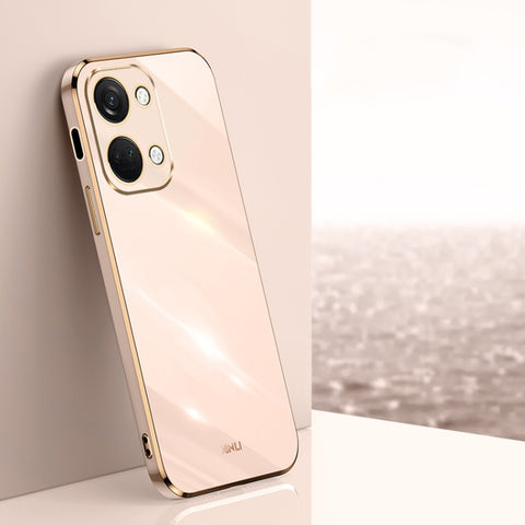 XINLI Straight Edge 6D Electroplate TPU Phone Case, For OnePlus 12, For OnePlus Ace 2V