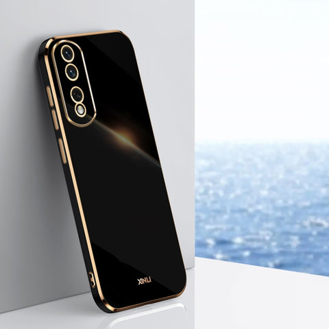 XINLI Straight Edge 6D Electroplate TPU Phone Case, For Honor Play 50 Plus 5G, For Honor 90 Pro, For Honor 90, For Honor X50i 5G