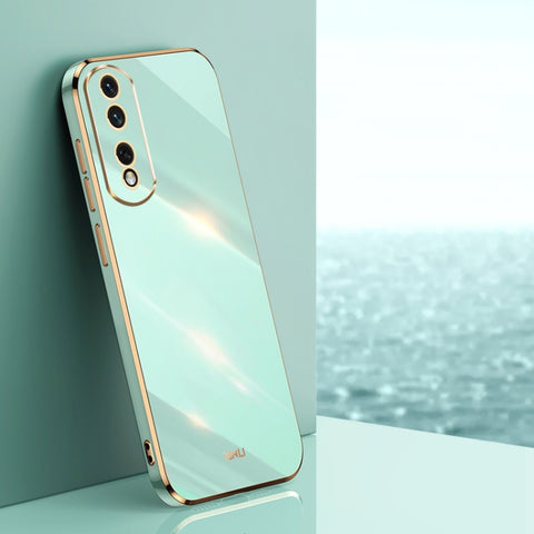 XINLI Straight Edge 6D Electroplate TPU Phone Case, For Honor Play 50 Plus 5G, For Honor 90 Pro, For Honor 90, For Honor X50i 5G