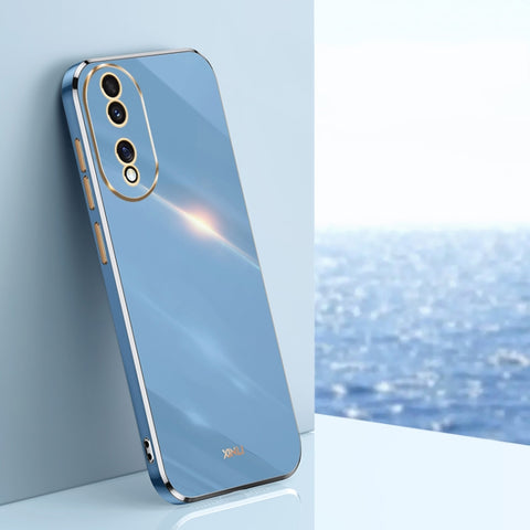 XINLI Straight Edge 6D Electroplate TPU Phone Case, For Honor Play 50 Plus 5G, For Honor 90 Pro, For Honor 90, For Honor X50i 5G