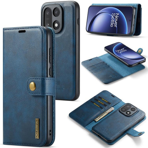 DG.MING Crazy Horse Texture Detachable Magnetic Leather Case, For OnePlus 15, For OnePlus 12, For OnePlus 11