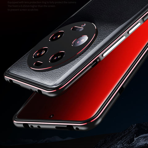 LK Aurora Metal Phone Frame with Lens Cover, For Xiaomi 13 Ultra