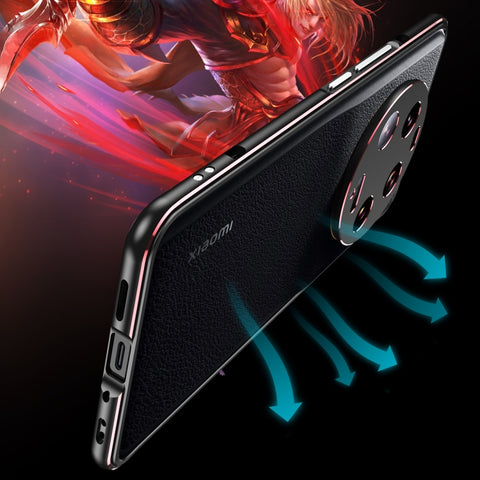 LK Aurora Metal Phone Frame with Lens Cover, For Xiaomi 13 Ultra