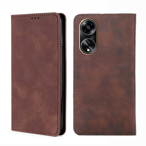 Skin Feel Magnetic Leather Phone Case, For OPPO A1 5G, For OPPO Reno10 Pro+ 5G, For OPPO Reno10 Pro 5G China, For OPPO Reno10 5G China