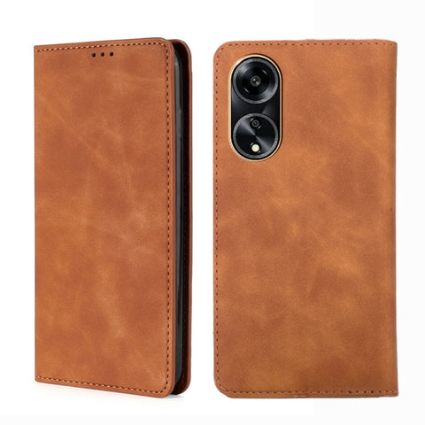 Skin Feel Magnetic Leather Phone Case, For OPPO A1 5G, For OPPO Reno10 Pro+ 5G, For OPPO Reno10 Pro 5G China, For OPPO Reno10 5G China