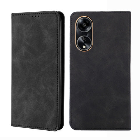 Skin Feel Magnetic Leather Phone Case, For OPPO A1 5G, For OPPO Reno10 Pro+ 5G, For OPPO Reno10 Pro 5G China, For OPPO Reno10 5G China
