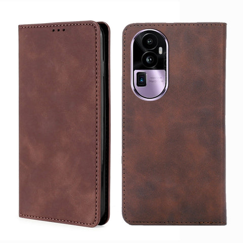 Skin Feel Magnetic Leather Phone Case, For OPPO A1 5G, For OPPO Reno10 Pro+ 5G, For OPPO Reno10 Pro 5G China, For OPPO Reno10 5G China