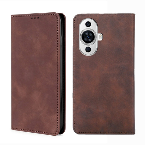 Skin Feel Magnetic Leather Phone Case, For Huawi Enjoy 60X, For Huawei nova 11 Pro 4G / 11 Ultra 4G, For Huawei nova 11 4G
