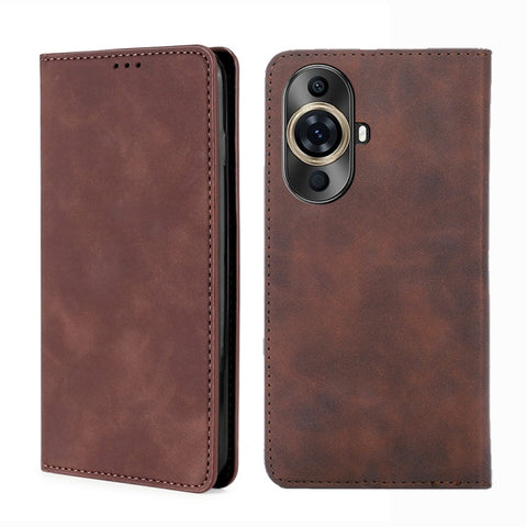 Skin Feel Magnetic Leather Phone Case, For Huawi Enjoy 60X, For Huawei nova 11 Pro 4G / 11 Ultra 4G, For Huawei nova 11 4G