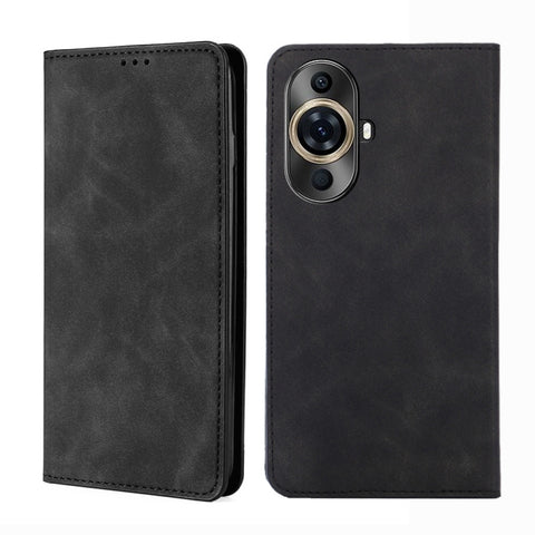 Skin Feel Magnetic Leather Phone Case, For Huawi Enjoy 60X, For Huawei nova 11 Pro 4G / 11 Ultra 4G, For Huawei nova 11 4G