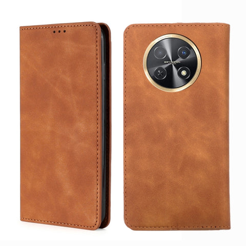 Skin Feel Magnetic Leather Phone Case, For Huawi Enjoy 60X, For Huawei nova 11 Pro 4G / 11 Ultra 4G, For Huawei nova 11 4G
