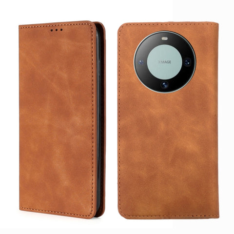 Skin Feel Magnetic Leather Phone Case, For Huawei nova 14 5G, For Huawei Pura 70 Pro / Pro+, For Huawei Pura 70 Ultra, For Huawei nova 12i 4G, For Huawei Pura 70, For Huawei nova 12 5G, For Huawei Mate 60 Pro / Pro+, For Huawei Mate 60                 ...