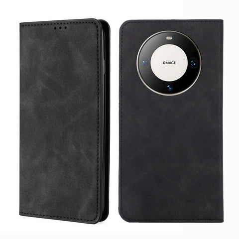 Skin Feel Magnetic Leather Phone Case, For Huawei nova 14 5G, For Huawei Pura 70 Pro / Pro+, For Huawei Pura 70 Ultra, For Huawei nova 12i 4G, For Huawei Pura 70, For Huawei nova 12 5G, For Huawei Mate 60 Pro / Pro+, For Huawei Mate 60                 ...