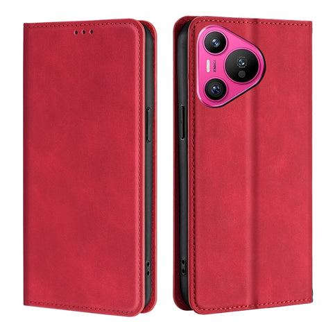 Skin Feel Magnetic Leather Phone Case, For Huawei nova 14 5G, For Huawei Pura 70 Pro / Pro+, For Huawei Pura 70 Ultra, For Huawei nova 12i 4G, For Huawei Pura 70, For Huawei nova 12 5G, For Huawei Mate 60 Pro / Pro+, For Huawei Mate 60                 ...