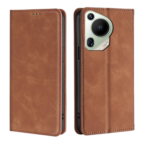 Skin Feel Magnetic Leather Phone Case, For Huawei nova 14 5G, For Huawei Pura 70 Pro / Pro+, For Huawei Pura 70 Ultra, For Huawei nova 12i 4G, For Huawei Pura 70, For Huawei nova 12 5G, For Huawei Mate 60 Pro / Pro+, For Huawei Mate 60                 ...