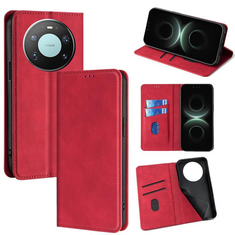 Skin Feel Magnetic Leather Phone Case, For Huawei Enjoy 90 Pro Max 5G, For Huawei Enjoy 90 Plus 5G, For Huawei nova 15 Ultra, For Huawei nova 15 Pro, For Huawei nova 15, For Huawei Mate 80 Pro Max 5G, For Huawei Mate 80 5G, For Huawei nova 14 Ultra 5G ...