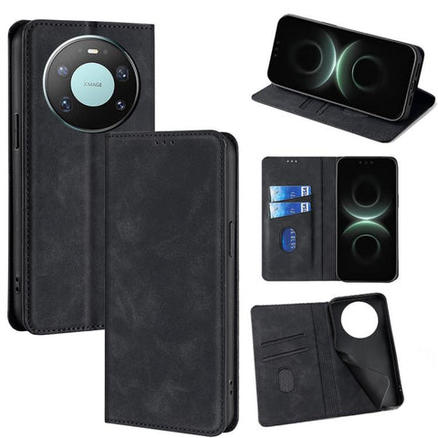 Skin Feel Magnetic Leather Phone Case, For Huawei Enjoy 90 Pro Max 5G, For Huawei Enjoy 90 Plus 5G, For Huawei nova 15 Ultra, For Huawei nova 15 Pro, For Huawei nova 15, For Huawei Mate 80 Pro Max 5G, For Huawei Mate 80 5G, For Huawei nova 14 Ultra 5G ...