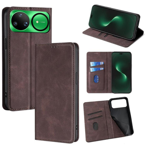 Skin Feel Magnetic Leather Phone Case, For Huawei Enjoy 90 Pro Max 5G, For Huawei Enjoy 90 Plus 5G, For Huawei nova 15 Ultra, For Huawei nova 15 Pro, For Huawei nova 15, For Huawei Mate 80 Pro Max 5G, For Huawei Mate 80 5G, For Huawei nova 14 Ultra 5G ...