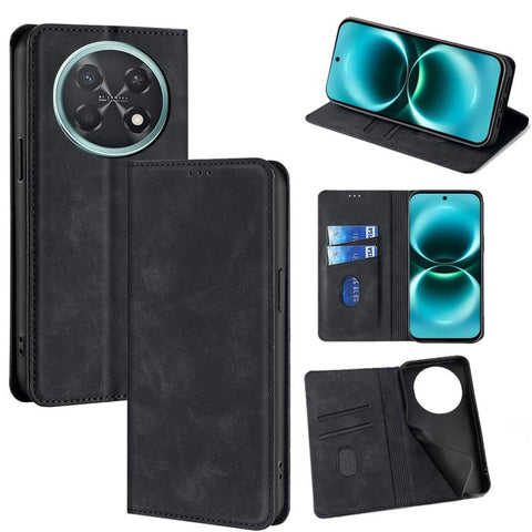 Skin Feel Magnetic Leather Phone Case, For Huawei Enjoy 90 Pro Max 5G, For Huawei Enjoy 90 Plus 5G, For Huawei nova 15 Ultra, For Huawei nova 15 Pro, For Huawei nova 15, For Huawei Mate 80 Pro Max 5G, For Huawei Mate 80 5G, For Huawei nova 14 Ultra 5G ...