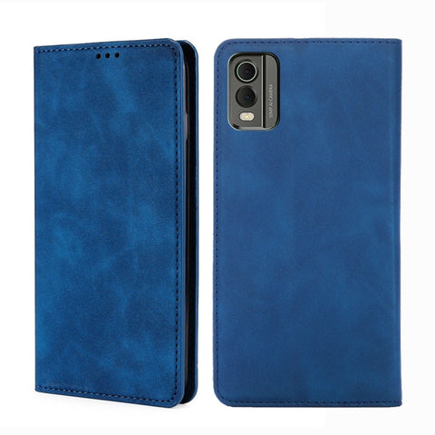 Skin Feel Magnetic Leather Phone Case, For Nokia C12, For Nokia G42 5G, For Nokia C22, For Nokia C32, For Nokia G11 Plus, For Nokia C300 4G US Version, For Nokia C110 4G, For Nokia C02 TA-1522