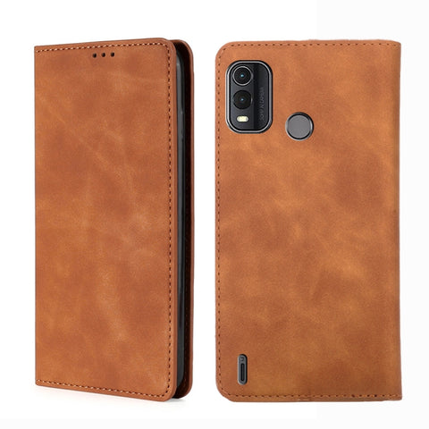 Skin Feel Magnetic Leather Phone Case, For Nokia C12, For Nokia G42 5G, For Nokia C22, For Nokia C32, For Nokia G11 Plus, For Nokia C300 4G US Version, For Nokia C110 4G, For Nokia C02 TA-1522